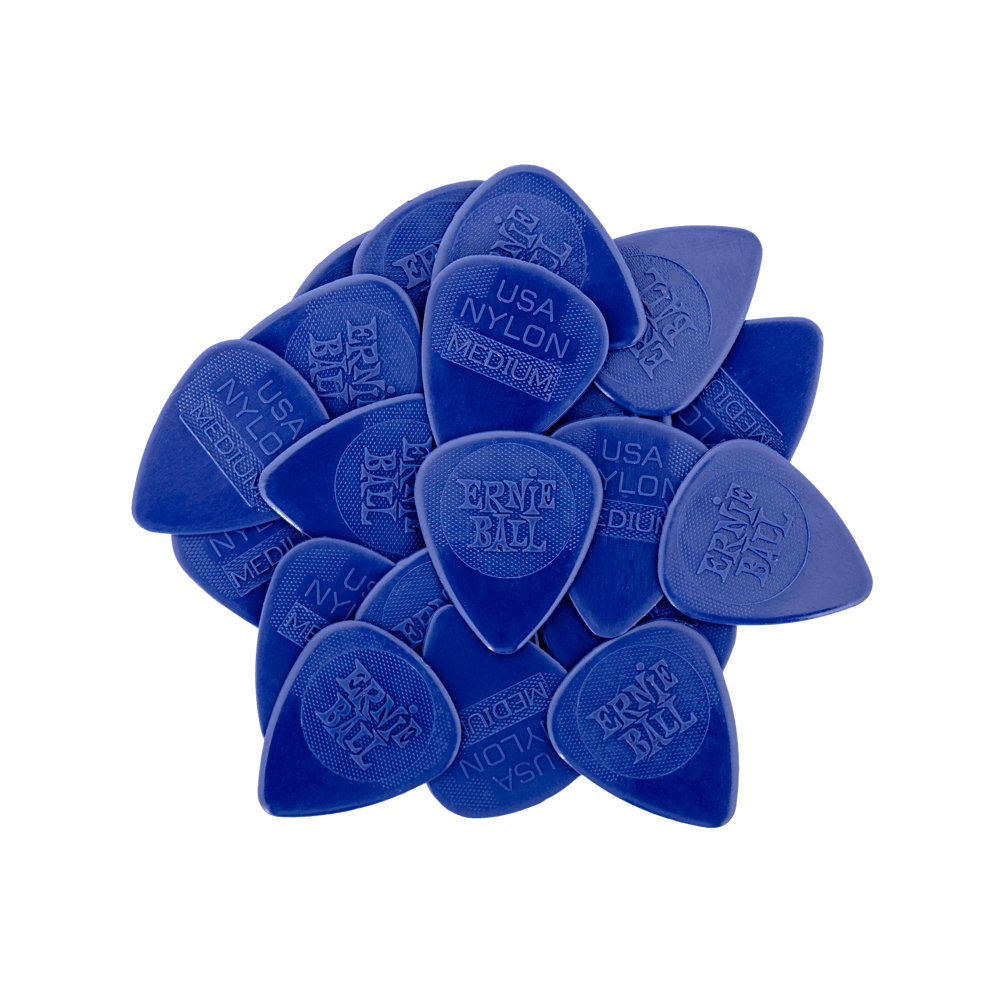 Medium Nylon Picks Injection Molded 0.72mm - Pack of 50