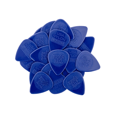 Ernie Ball - Medium Nylon Picks Injection Molded 0.72mm - Pack of 50