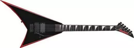 RR24 Rhoads with EMG - Black with Blood Red Bevels