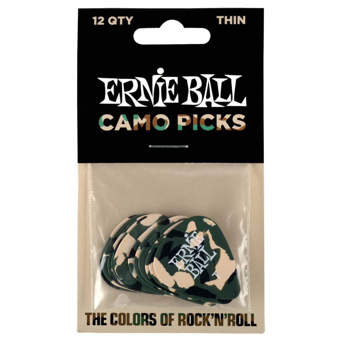 Camouflage Picks Thin - Pack of 12