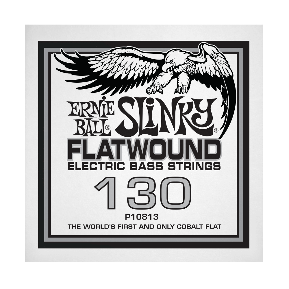 .130 Slinky Flatwound Electric Bass String Single