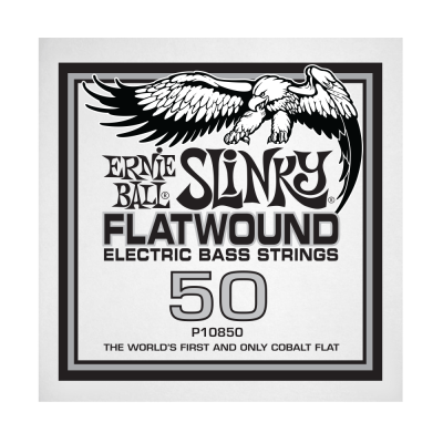 .050 Slinky Flatwound Electric Bass String Single