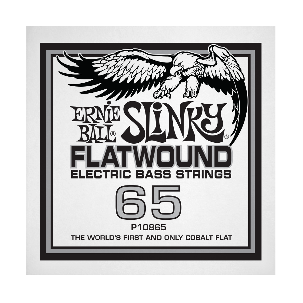 .065 Slinky Flatwound Electric Bass String Single