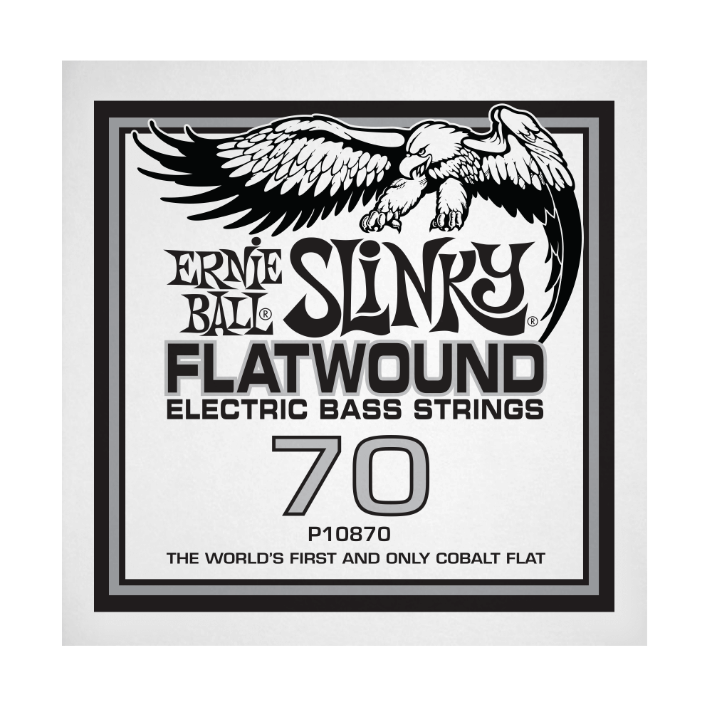 .070 Slinky Flatwound Electric Bass String Single