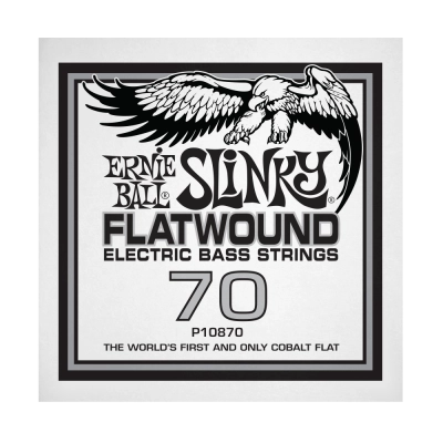 Ernie Ball - .070 Slinky Flatwound Electric Bass String Single