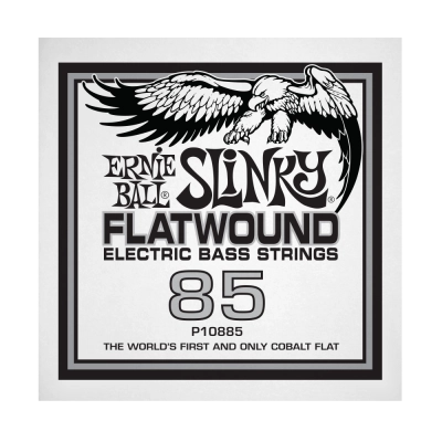 Ernie Ball - .085 Slinky Flatwound Electric Bass String Single