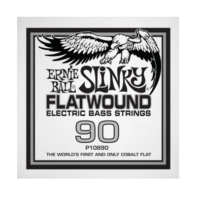 .090 Slinky Flatwound Electric Bass String Single