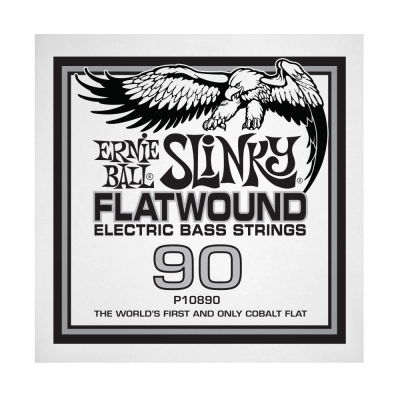 Ernie Ball - .090 Slinky Flatwound Electric Bass String Single