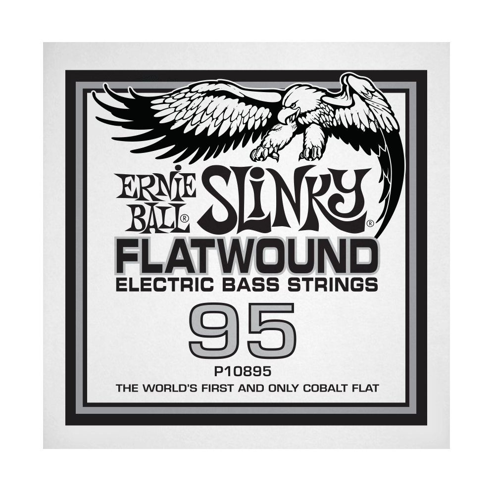 .095 Slinky Flatwound Electric Bass String Single