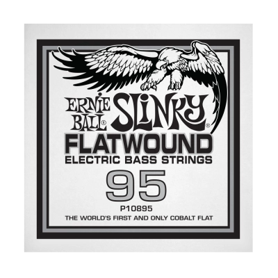 Ernie Ball - .095 Slinky Flatwound Electric Bass String Single