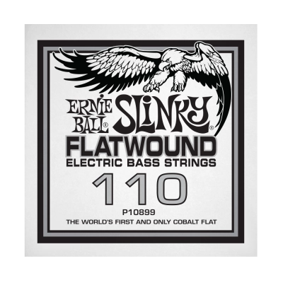 Ernie Ball - .110 Slinky Flatwound Electric Bass String Single