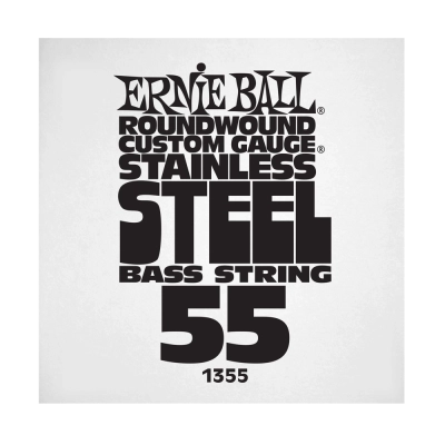 Ernie Ball - .055 Stainless Steel Electric Bass String Single