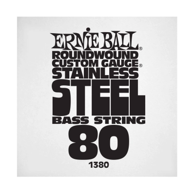 Ernie Ball - .080 Stainless Steel Electric Bass String Single