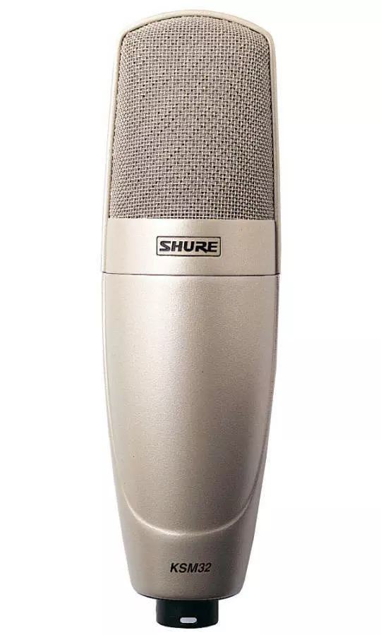 KSM32 Side-address Cardioid Condenser Microphone - Champagne (with Shockmount)