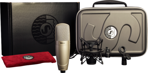 KSM32 Side-address Cardioid Condenser Microphone - Champagne (with Shockmount)