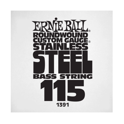 Ernie Ball - .115 Stainless Steel Electric Bass String Single