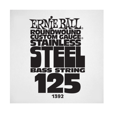 .125 Stainless Steel Electric Bass String Single