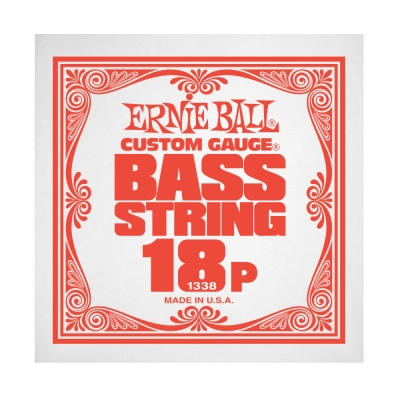 Ernie Ball - .018P Stainless Steel Electric Bass Strings Single