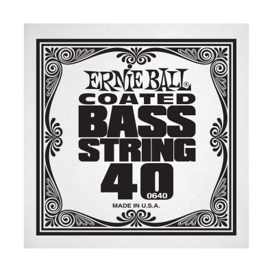 Ernie Ball - .040 Coated Nickel Wound Electric Bass String Single