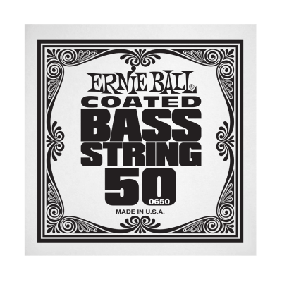 Ernie Ball - .050 Coated Nickel Wound Electric Bass String Single