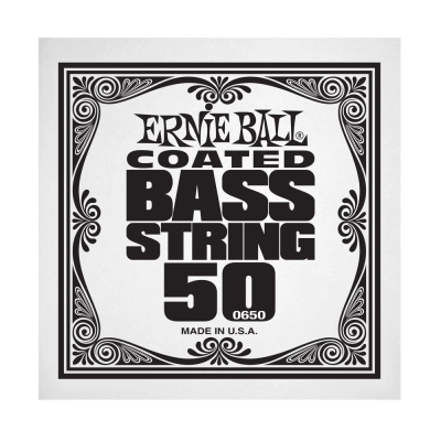 Ernie Ball - .050 Coated Nickel Wound Electric Bass String Single