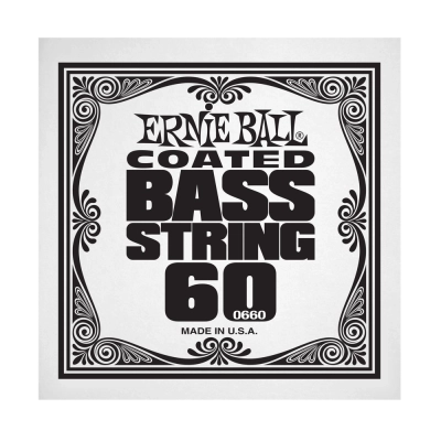 Ernie Ball - .060 Coated Nickel Wound Electric Bass String Single