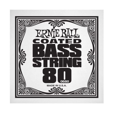 Ernie Ball - .080 Coated Nickel Wound Electric Bass String Single