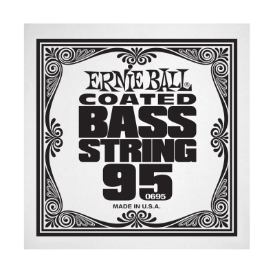 Ernie Ball - .095 Coated Nickel Wound Electric Bass String Single