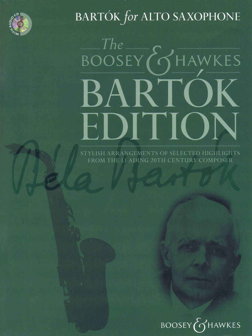 Bartok For Alto Saxophone: Stylish Arrangements for Alto Saxophone and Piano - Bartok/Davies - Book/CD