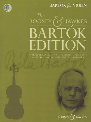 Boosey & Hawkes - Bartok For Violin: Stylish Arrangements for Violin and Piano - Bartok/Davies - Book/CD