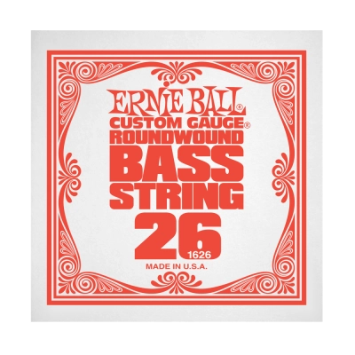 Ernie Ball - .026 Nickel Wound Electric Bass String Single