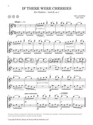 Duos & Trios for Flute - Bartok/Davies - Flute Duets - Book/CD
