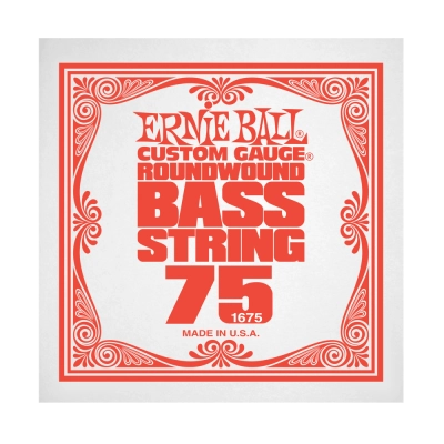 Ernie Ball - .075 Nickel Wound Electric Bass String Single