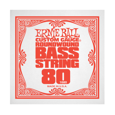 Ernie Ball - .080 Nickel Wound Electric Bass String Single