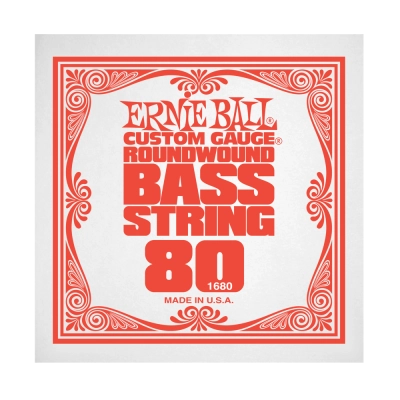 Ernie Ball - .080 Nickel Wound Electric Bass String Single