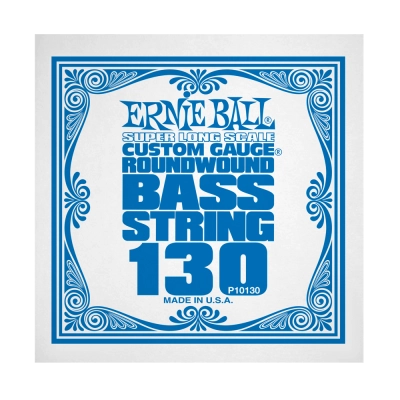 Ernie Ball - .130 Super Long Scale Nickel Wound Electric Bass String Single