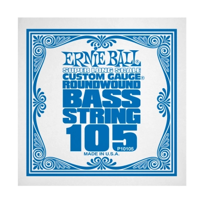 Ernie Ball - .105 Super Long Scale Nickel Wound Electric Bass String Single