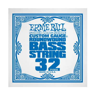.032 Super Long Scale Nickel Wound Electric Bass String Single