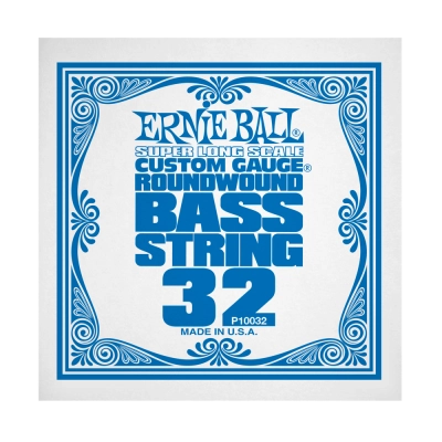 Ernie Ball - .032 Super Long Scale Nickel Wound Electric Bass String Single