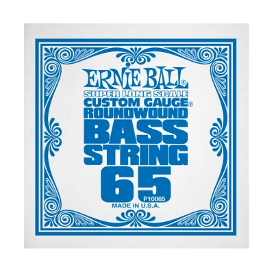 Ernie Ball - .065 Super Long Scale Nickel Wound Electric Bass String Single