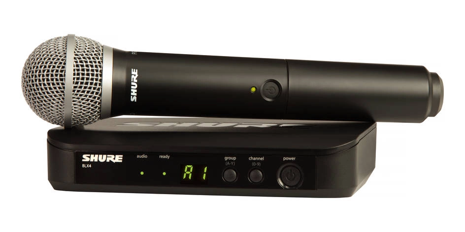 BLX24 Wireless Vocal System with PG58 Microphone (H9: 512-542 MHz)