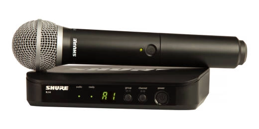 Shure - BLX24 Wireless Vocal System with PG58 Microphone (H9: 512-542 MHz)