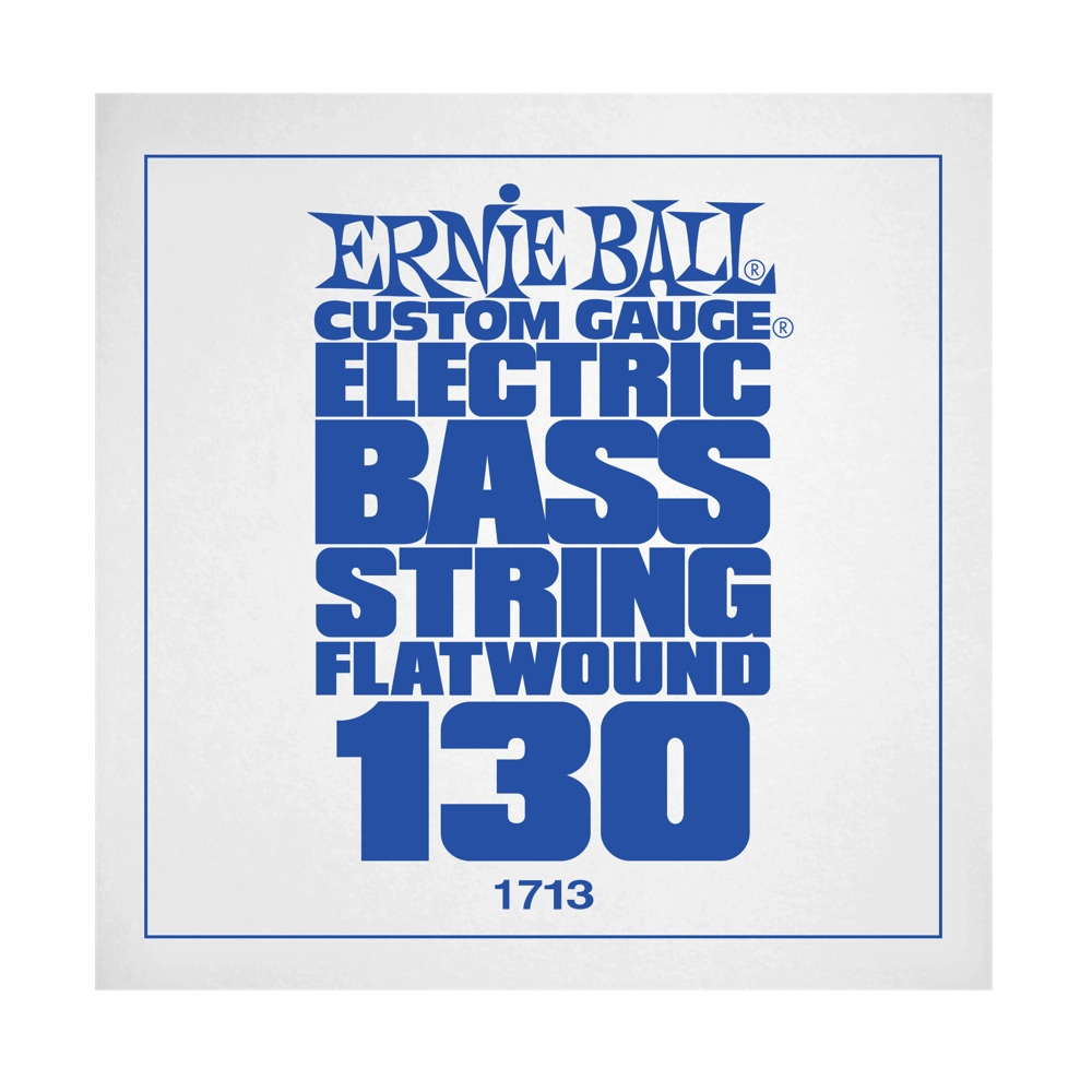 .130 Flatwound Electric Bass String Single