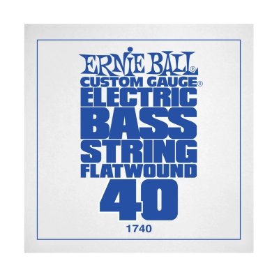 Ernie Ball - .040 Flatwound Electric Bass String Single