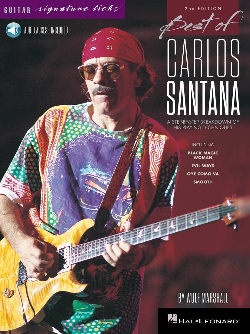 Best of Carlos Santana: Signature Licks (2nd Edition) - Marshall - Guitar TAB - Book/Audio Online