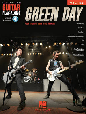 Green Day: Guitar Play-Along Volume 165 - Guitar TAB - Book/Audio Online