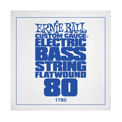 Ernie Ball - .080 Flatwound Electric Bass String Single