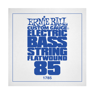 .085 Flatwound Electric Bass String Single