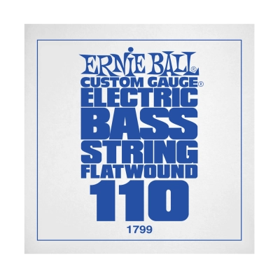 Ernie Ball - .110 Flatwound Electric Bass String Single