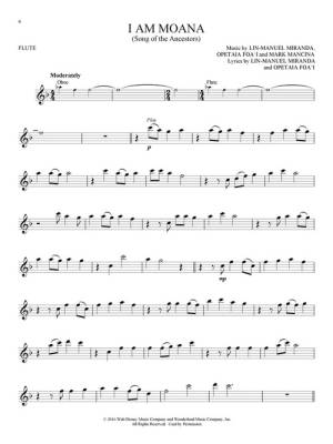 Moana: Instrumental Play-Along - Miranda - Flute - Book/Audio Online